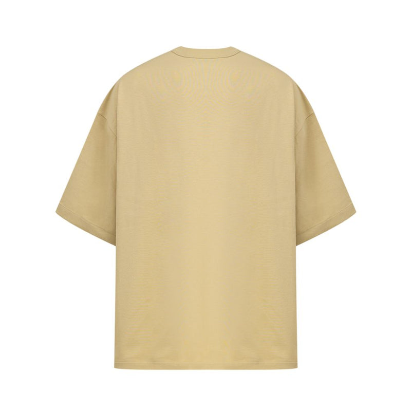 Beige Cotton T-Shirt