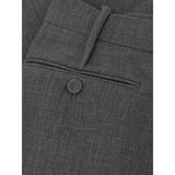 Gray Wool Vergine Jeans & Pant