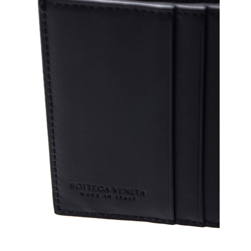 Navy Blue Leather Wallet