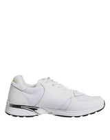 White Logo Leather Casual Sneakers Shoes