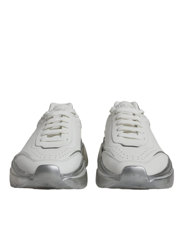 White Silver Daymaster Low Top Sneakers Shoes