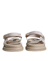 Beige Nappa Devotion Strap Men Sandals Shoes