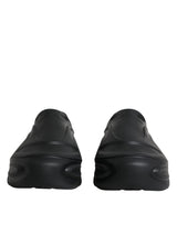 Black Foiled Rubber Toy Low Top Sneakers Shoes