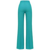 Green Polyester Jeans & Pant