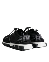 Black Mesh Sorrento Trekking Sneakers Shoes