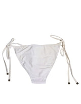 White Nylon Bottom Beachwear Swimwear Bikini