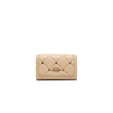 Beige Polyethylene Crossbody Bag