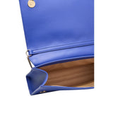 Blue Polyethylene Crossbody Bag