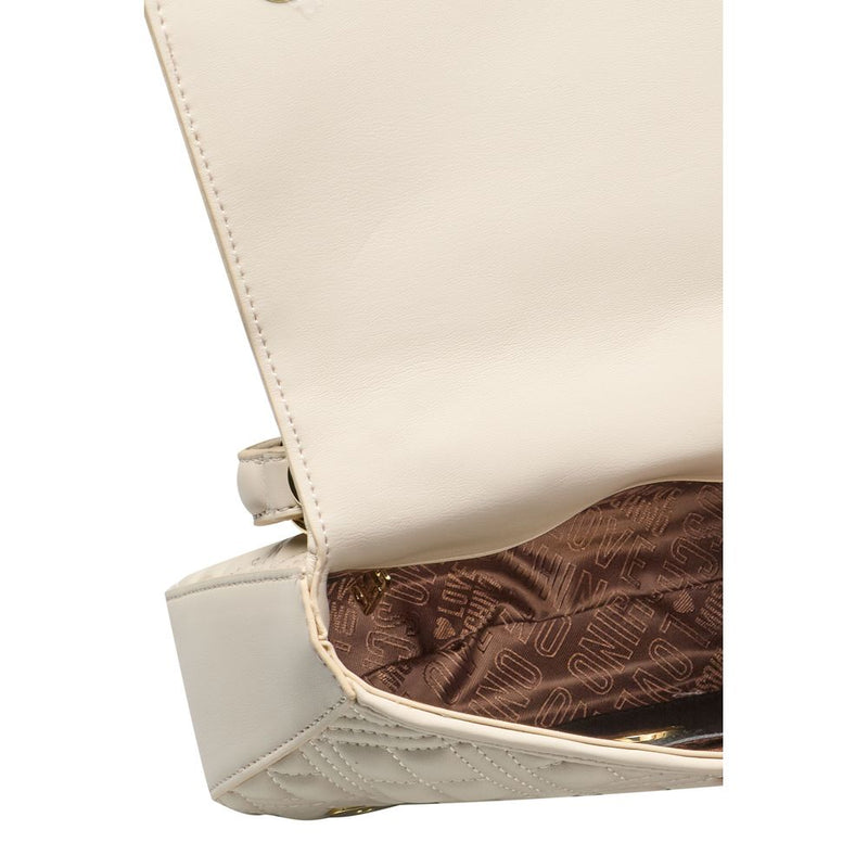 Beige Polyethylene Handbag