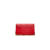 Red Polyethylene Crossbody Bag