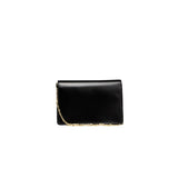 Black Polyethylene Crossbody Bag