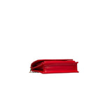 Red Polyethylene Crossbody Bag