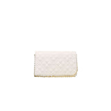 White Polyethylene Crossbody Bag