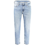 Light Blue Cotton Jeans & Pant