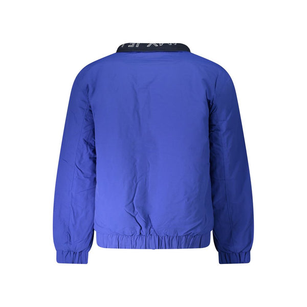 Blue Polyester Jacket