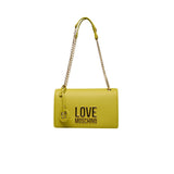 Yellow Polyethylene Crossbody Bag