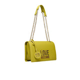 Yellow Polyethylene Crossbody Bag