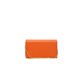 Orange Polyethylene Crossbody Bag