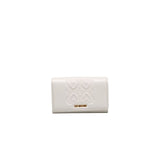 White Polyethylene Women Crossbody Bag