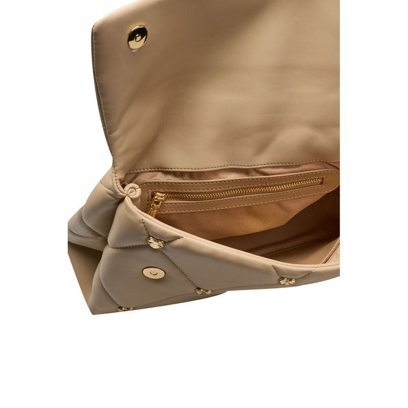 Beige Polyethylene Handbag