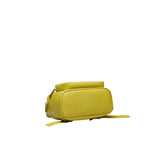 Yellow Polyethylene Women Backpack