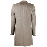 Beige Wool Men's Jacket