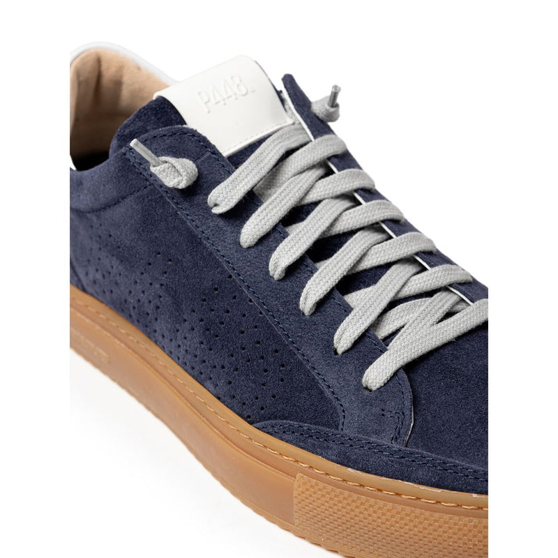 Blue Leather Sneaker