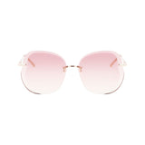 Rose Gold Metal Sunglasses