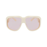 White Acetate Sunglasses