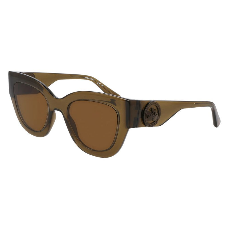 Brown Injected Sunglasses