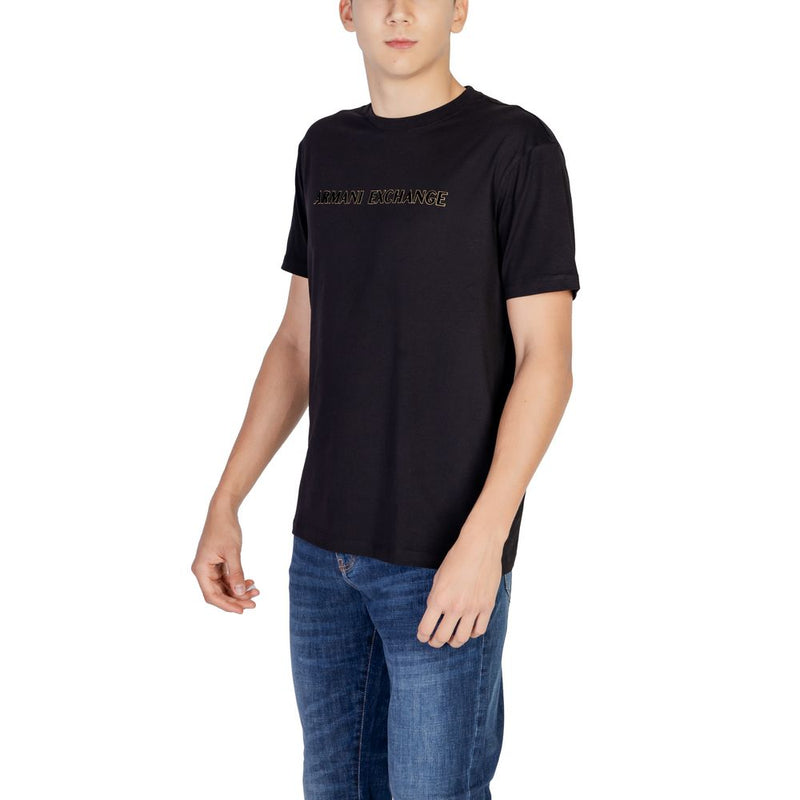 Black Cotton T-Shirt