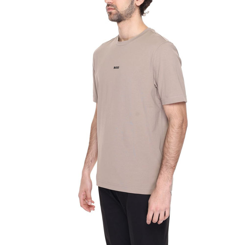 Brown Cotton T-Shirt