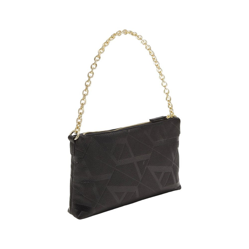 Black Polyester Handbag