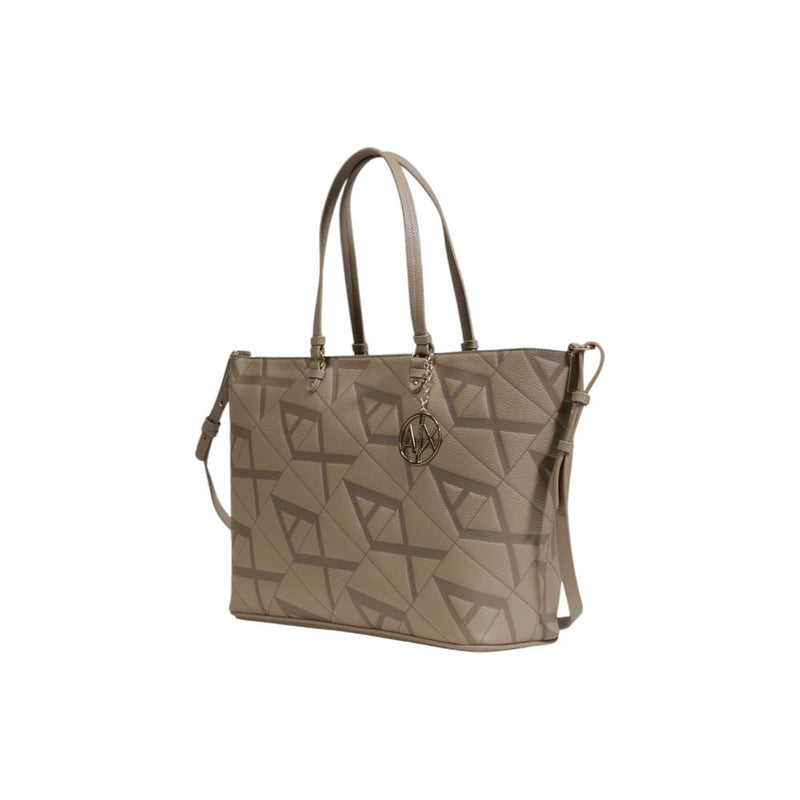 Beige Polyethylene Handbag