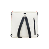 Cream Polyethylene Backpack