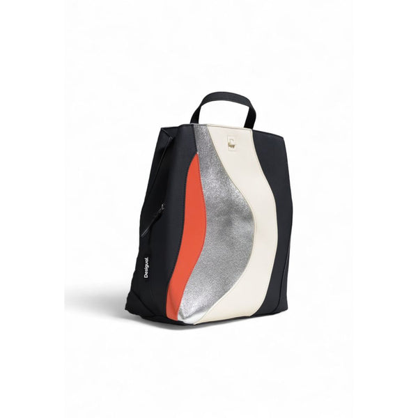 Silver Polyethylene Backpack