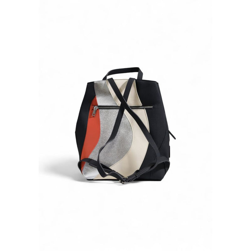 Silver Polyethylene Backpack