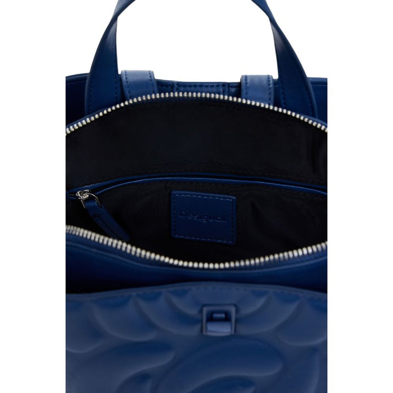 Blue Polyethylene Backpack