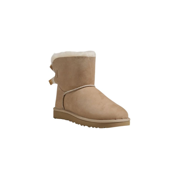 Beige Suede Boot