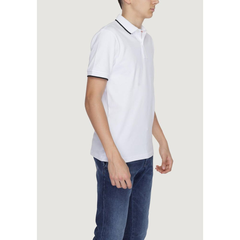 White Cotton Polo Shirt