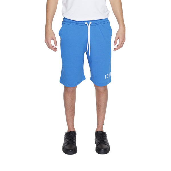 Blue Cotton Short