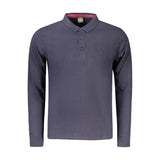 Blue Cotton Polo Shirt