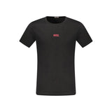 Black Cotton T-Shirt