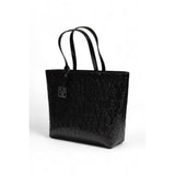 Black Polyester Handbag