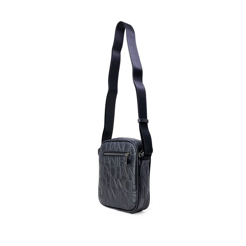 Black Synthetic Leather Bag