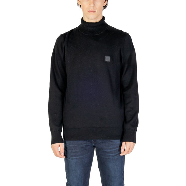 Black Cotton Sweater