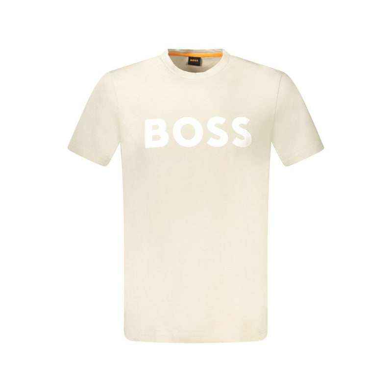 Beige Cotton T-Shirt