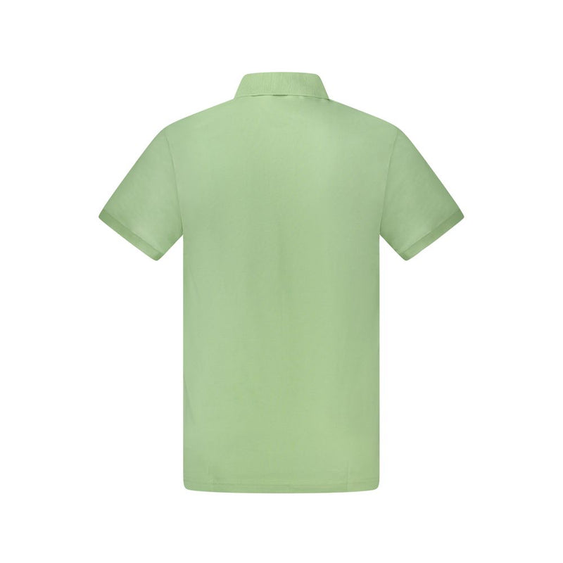 Green Cotton Polo Shirt