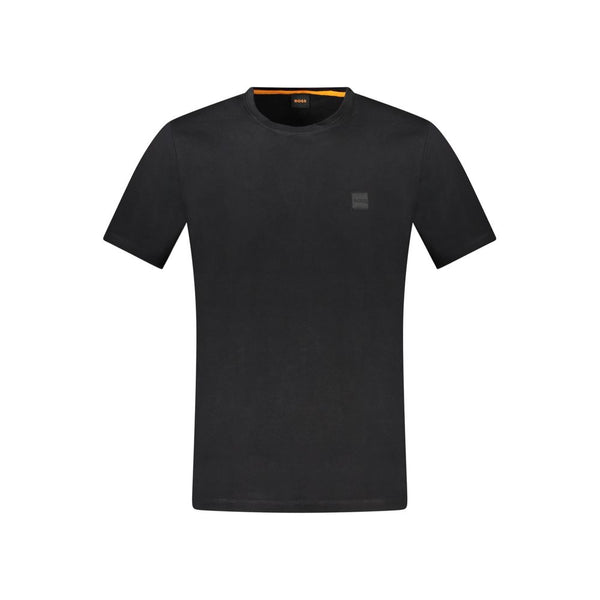 Black Cotton T-Shirt