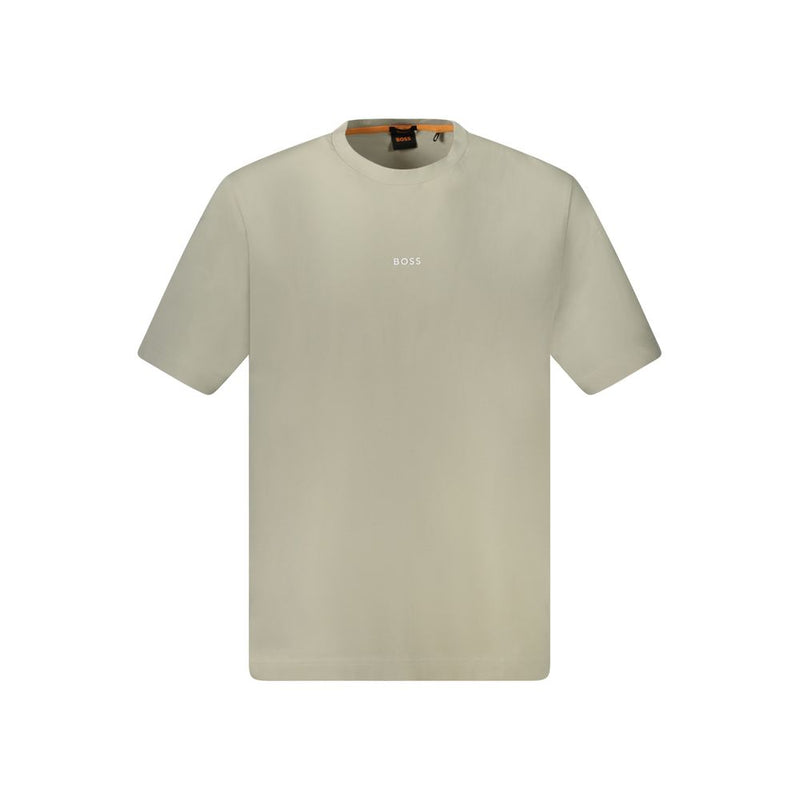 Beige Cotton T-Shirt